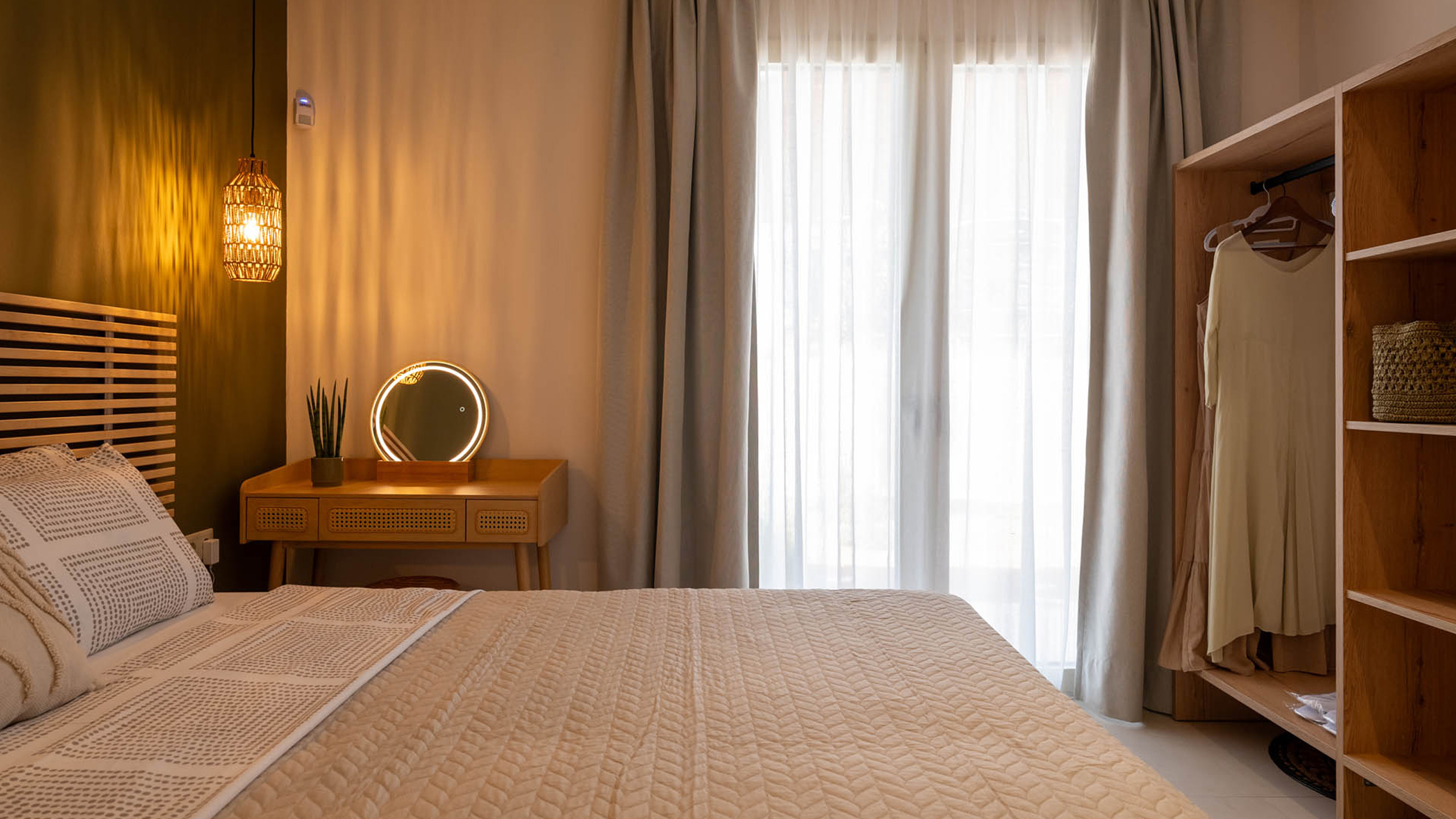 Bedroom One - Karmis Apartment - Gournes Crete Greece